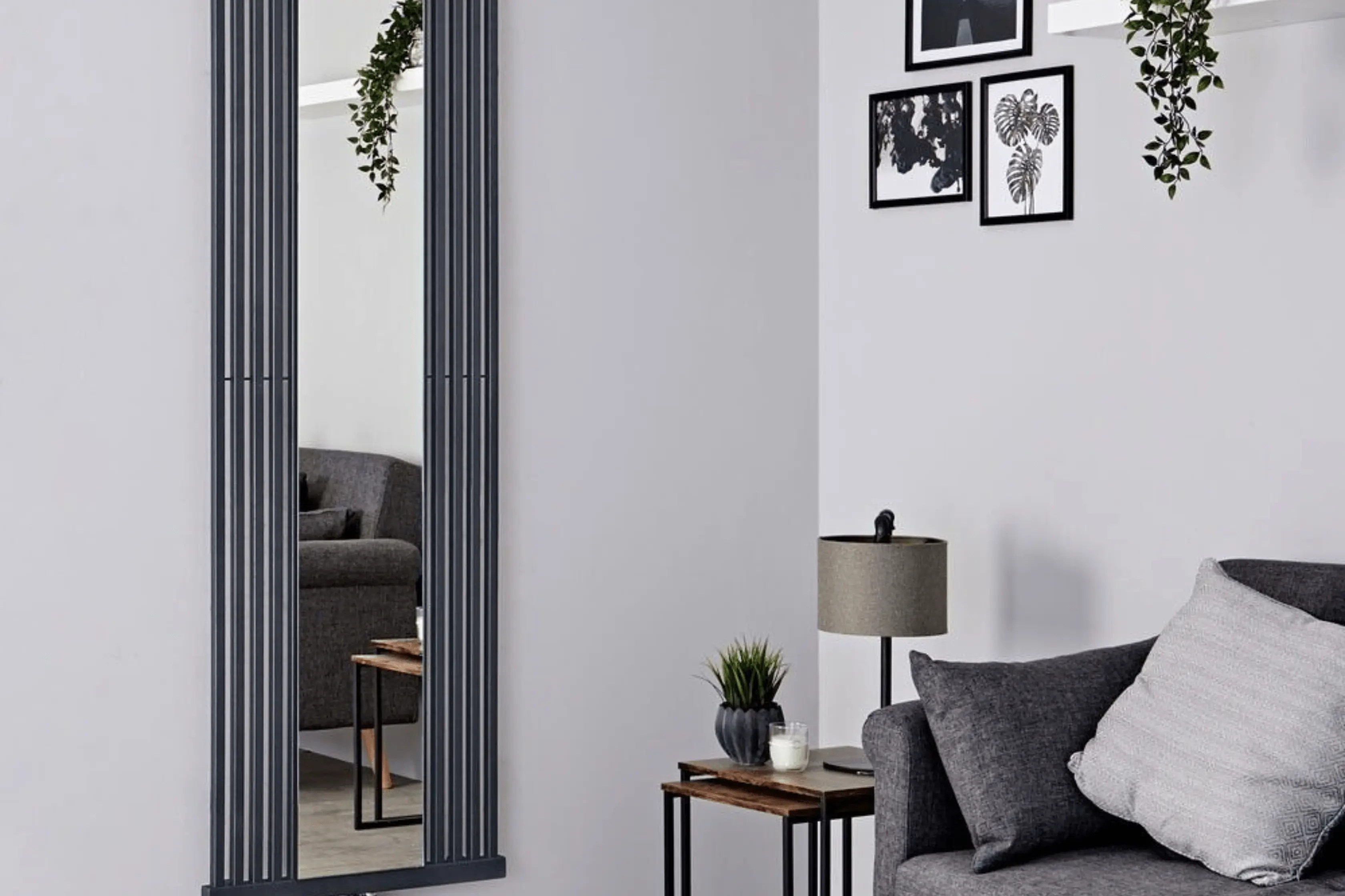 Mirrored Radiator In Bedroom Space